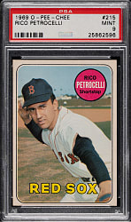 1969 O-Pee-Chee #215 Rico Petrocelli PSA MINT 9