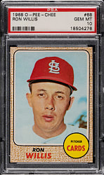 1968 O-Pee-Chee #68 Ron Willis PSA GEM MINT 10
