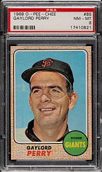 1968 O-Pee-Chee #85 Gaylord Perry PSA NM-MT 8