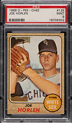1968 O-Pee-Chee #125 Joe Horlen PSA MINT 9
