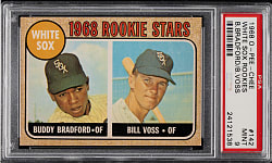 1968 O-Pee-Chee #142 Bradford/Voss PSA MINT 9