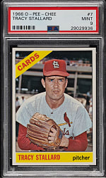 1966 O-Pee-Chee #7 Tracy Stallard PSA MINT 9