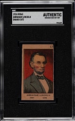 1924 W563 Abraham Lincoln SGC Authentic