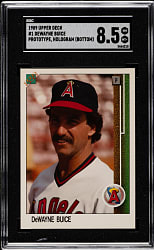 1989 Upper Deck Prototypes #1 Dewayne Buice SGC NM/MT+ 8.5