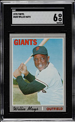 1970 Topps #600 Willie Mays SGC EX/NM 6