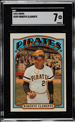 1972 Topps #309 Roberto Clemente SGC NM 7