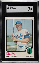 1973 Topps #305 Willie Mays SGC NM 7