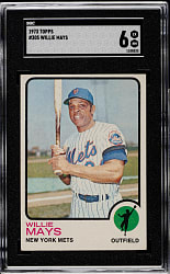 1973 Topps #305 Willie Mays SGC EX/NM 6