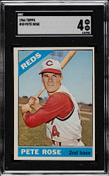 1966 Topps #30 Pete Rose SGC VG/EX 4