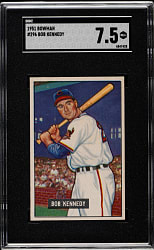 1951 Bowman #296 Bob Kennedy SGC NM+ 7.5