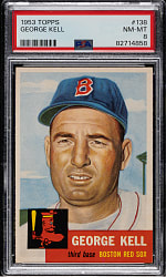 1953 Topps #138 George Kell PSA NM-MT 8