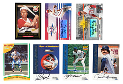 1996 to 2003 Donruss, Big League Chew, and Sports Illustrated Autographs Hall of Fame Collection (7)