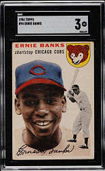 1954 Topps #94 Ernie Banks Rookie SGC VG 3