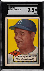 1952 Topps #314 Roy Campanella High Number SGC GOOD+ 2.5