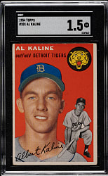 1954 Topps #201 Al Kaline Rookie SGC FAIR 1.5