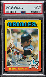 1975 Topps #50 Brooks Robinson PSA NM-MT 8