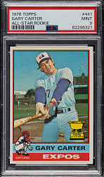 1976 Topps #441 Gary Carter PSA MINT 9
