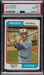 1974 Topps #589 Boots Day PSA GEM MINT 10