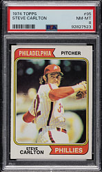 1974 Topps #95 Steve Carlton PSA NM-MT 8
