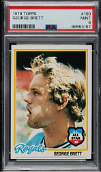 1978 Topps #100 George Brett PSA MINT 9