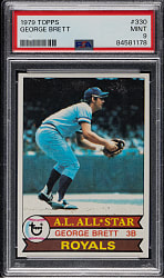 1979 Topps #330 George Brett PSA MINT 9