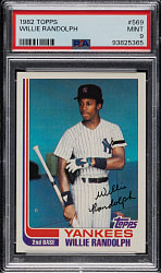 1982 Topps #569 Willie Randolph PSA MINT 9