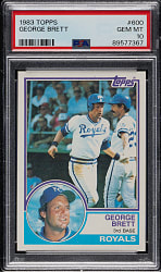 1983 Topps #600 George Brett PSA GEM MINT 10