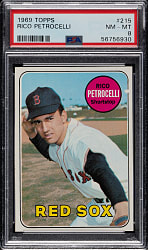 1969 Topps #215 Rico Petrocelli PSA NM-MT 8