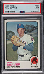 1973 Topps #350 Tom Seaver PSA MINT 9