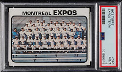 1973 Topps #576 Montreal Expos Team PSA MINT 9