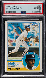 1983 Topps #140 Willie Randolph PSA GEM MINT 10