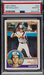 1983 Topps #552 Tim Wallach PSA GEM MINT 10