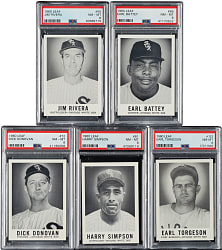 1960 Leaf PSA NM-MT 8 Collection (5)