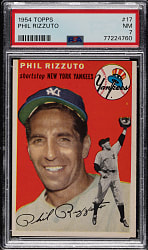 1954 Topps #17 Phil Rizzuto PSA NM 7