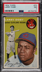 1954 Topps #70 Larry Doby PSA NM 7