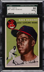 1954 Topps #81 Dave Hoskins SGC NM/MT 88