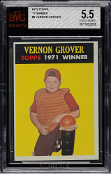 1972 Topps Winners Vernon Grover BVG EX+ 5.5