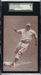 1947-1966 Exhibits Jackie Robinson SGC VG 40