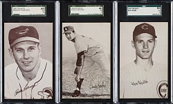 1963 Exhibits SGC-Graded Trio: Brooks Robinson, Sandy Koufax, and Ken Hubbs