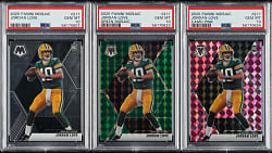 2020 Panini Mosaic Football #211 Jordan Love Rookie PSA GEM MINT 10 Trio