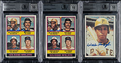 Signed 1976 Topps, O-Pee-Chee, and SSPC Willie Randolph Rookie Trio - Beckett