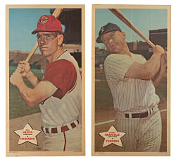 1968 Topps Posters Collection (4) Including Al Kaline and Mickey Mantle