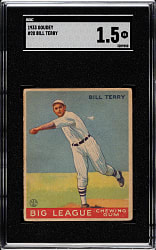 1933 R319 Goudey #20 Bill Terry SGC FAIR 1.5