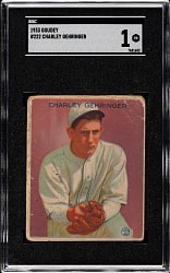 1933 R319 Goudey #222 Charley Gehringer SGC POOR 1