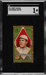1911 T205 Gold Border Eddie Cicotte SGC POOR 1