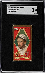 1911 T205 Gold Border Eddie Collins Closed Mouth SGC POOR 1