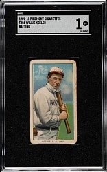 1909-1911 T206 White Border Willie Keeler Batting SGC POOR 1