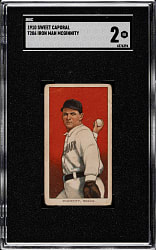 1909-1911 T206 White Border Joe "Iron Man" McGinnity SGC GOOD 2