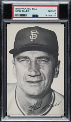 1958 Packard-Bell Giants Hank Sauer PSA NM-MT 8