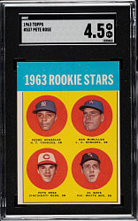 1963 Topps #537 Pete Rose Rookie SGC VG/EX+ 4.5